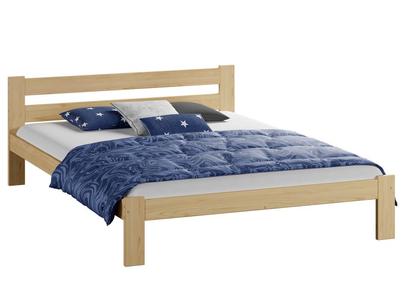 Posteľ borovica  nie je lakovaná Akio VitBed 160x200cm