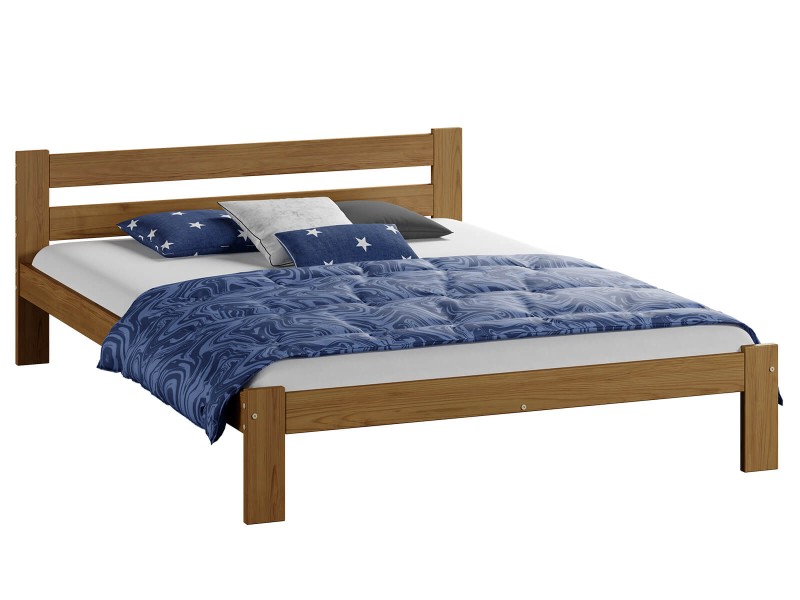 Postel dub Akio VitBed 140x200cm + Matrace Heka 140x200