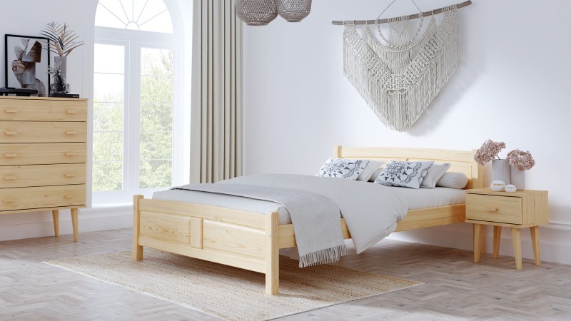 Posteľ borovica Květa 160x200