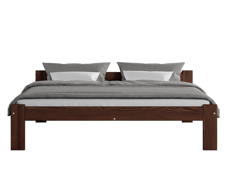 Postel ořech Isao VitBed 120x200cm + Matrace Heka 120x200