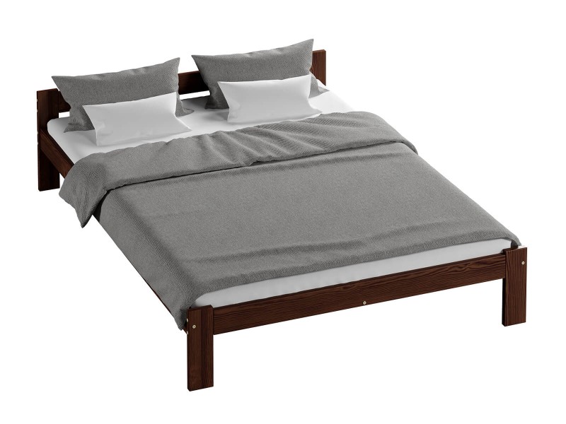 Postel ořech Isao VitBed 120x200cm + Matrace Heka 120x200