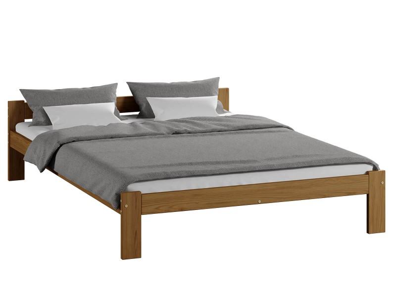 Postel dub Isao VitBed 140x200cm + Matrace Heka 140x200
