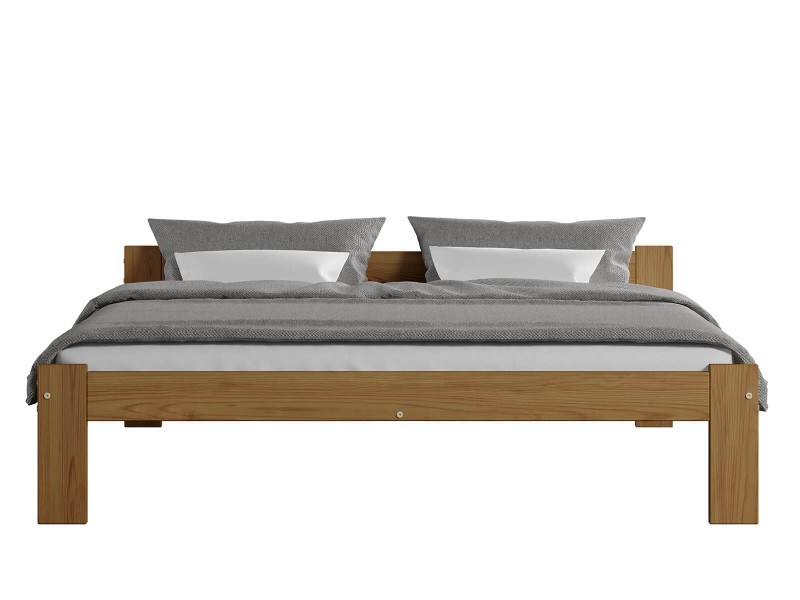 Postel dub Isao VitBed 140x200cm + Matrace Heka 140x200