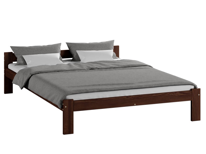 Postel ořech Isao VitBed 140x200cm + Matrace Heka 140x200