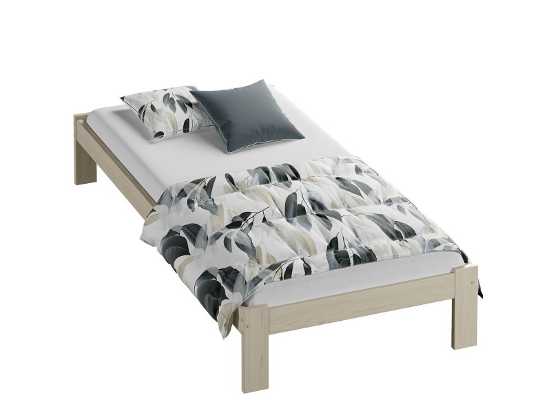 Posteľ bielená borovica Anzu VitBed 90x200cm