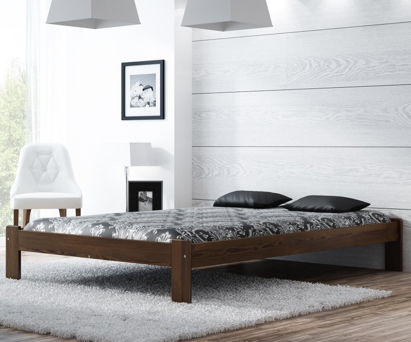 Posteľ Adéla 140x200 s roštom orech