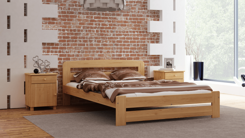 Posteľ jelša Saša 160x200