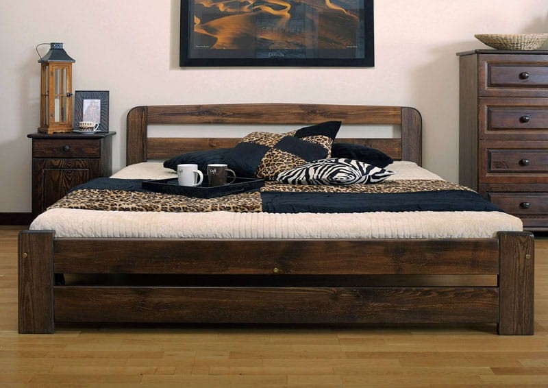 Posteľ orech Saša 120x200