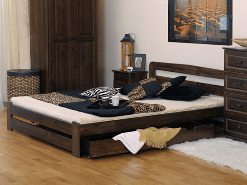 Posteľ orech Saša 160x200