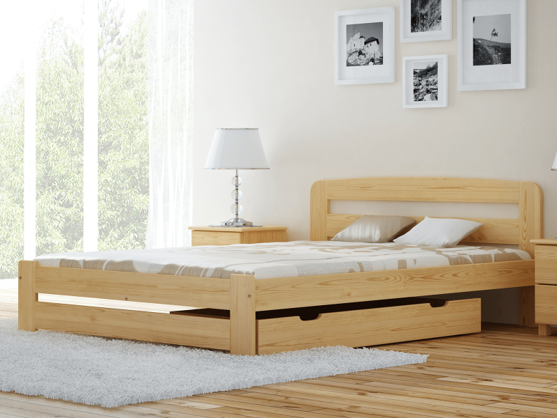 Posteľ borovica Saša 160x200