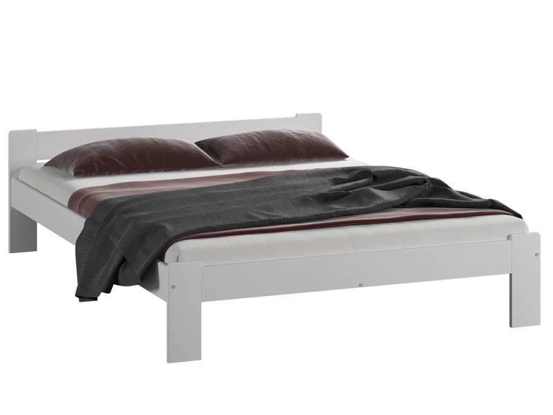 Posteľ Jasněna 160x200 - masív borovica biela