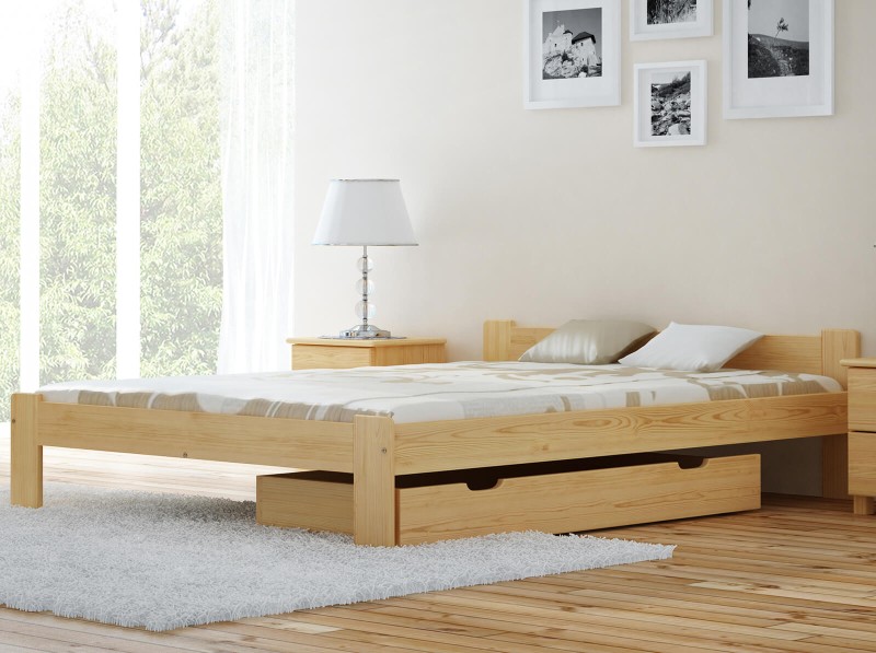 Posteľ Jasněna 140x200 borovica