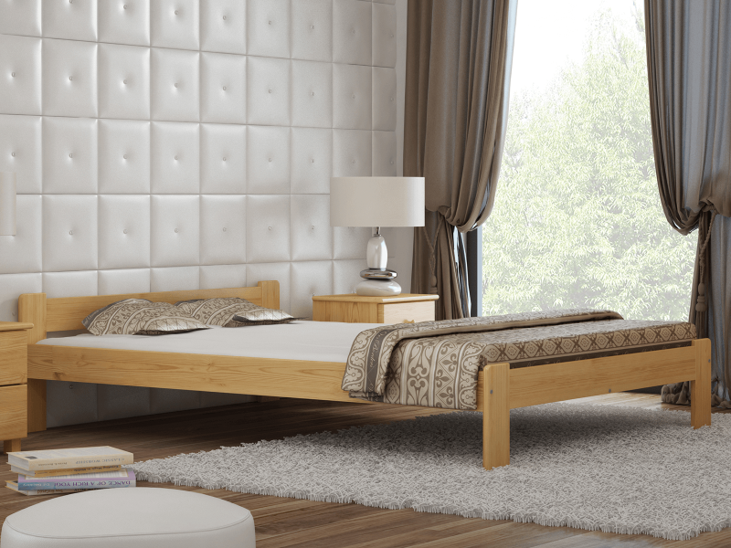 Posteľ Jasněna 140x200 borovica