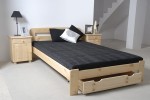 Posteľ Marcelína 140x200 s roštom - masív borovice