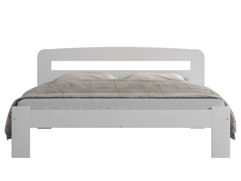 Posteľ borovica Marcelína 120x200 masív biela