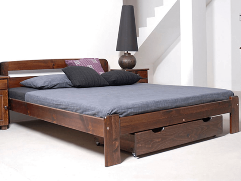 Posteľ orech Marcelína 140x200