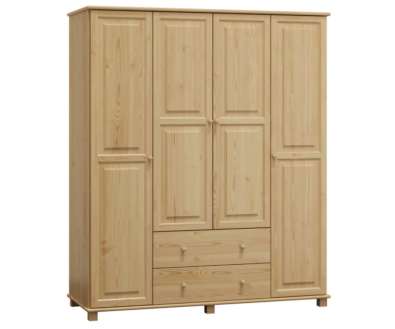 Skříň borovice 4Dč2 šířka 160