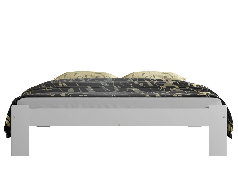 Posteľ borovica Adéla 160x200cm masív biela