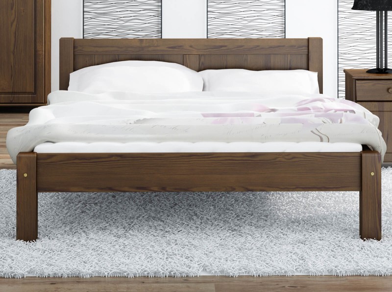 Posteľ orech  Viktoria 140x200