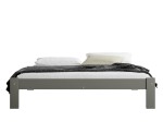 Posteľ šedá Luisa 140x200 masív