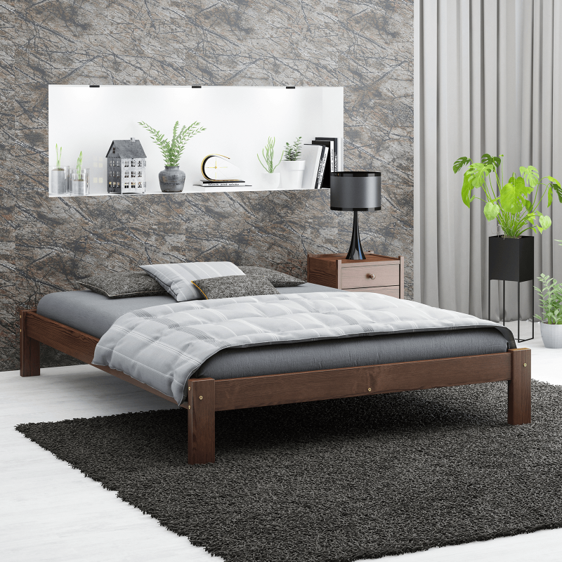 Posteľ ořech Luisa 140x200 masív