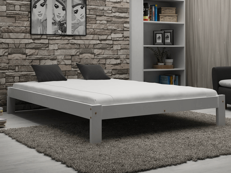 Posteľ biela Luisa 160x200 masív