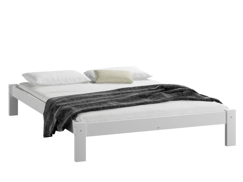 Posteľ biela Luisa 160x200 masív