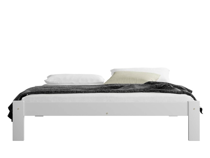 Posteľ biela Luisa 160x200 masív