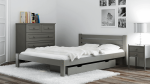 Posteľ masív šedá Ajza 160x200