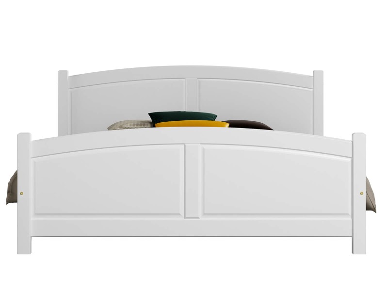 Postel borovice Mela 90x200 bílá