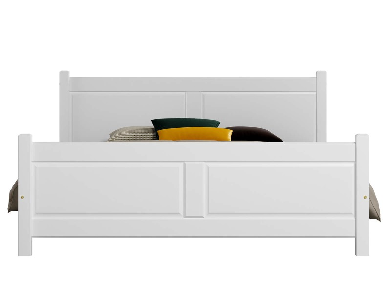 Posteľ borovica Lena 160x200 biela