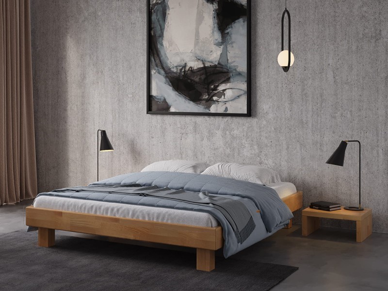 Posteľ z bukového dreva 120x200 cm Alicante