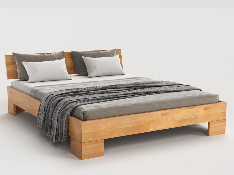 Vysoká posteľ z bukového dreva 180x200 cm Alemria