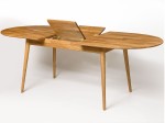 Dubový skladací stôl 170/210x90 Bergen olej intenzívny