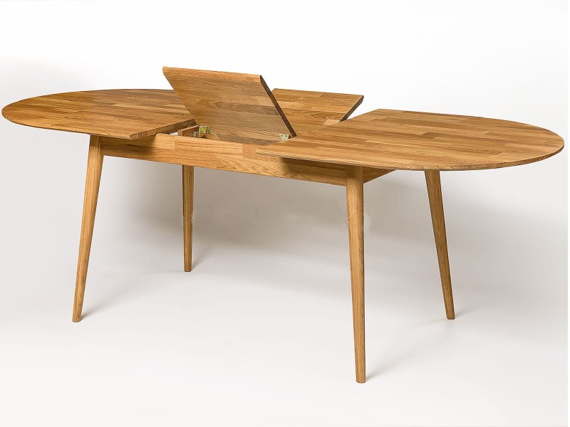 Dubový skladací stôl 170/210x90 Bergen olej intenzívny