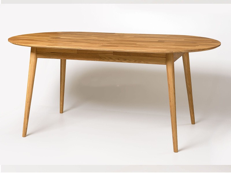Dubový skladací stôl 170/210x90 Bergen olej intenzívny