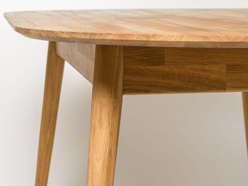 Dubový skladací stôl 170/210x90 Bergen olej intenzívny