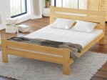 Posteľ z masivu 120x200 Neli borovica s roštom