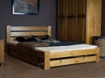 Posteľ z masivu 120x200 Kati dub s roštom