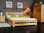 Posteľ z masivu 160x200 Kati jelša s roštom