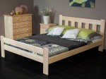 Posteľ z masivu 140x200 Greta borovica s roštom
