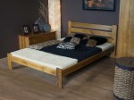 Posteľ z masivu 120x200 Eliza dub s roštom
