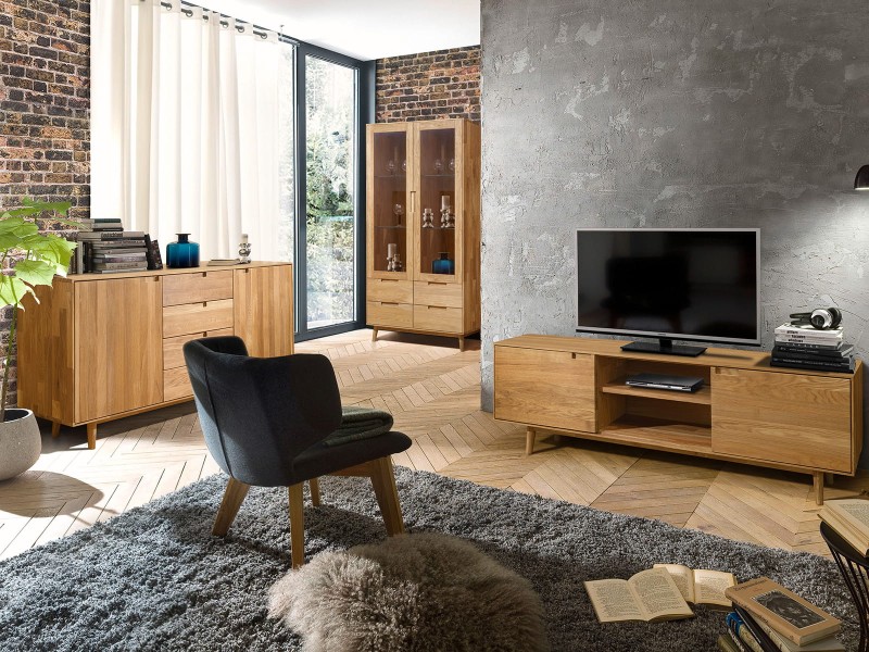 Dubový stôl RTV Bergen 180 cm intenzívny olej