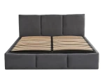 Čalúnená posteľ s úložným priestorom 160x200 TOP Line 7 Grafitová Velvet