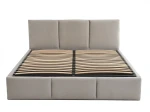 Čalúnená posteľ s úložným priestorom 160x200 TOP Line 7 Šedá Velvet