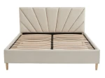 Čalúnená škandinávska posteľ 180x200 Scandi line 3 Béžová Velvet