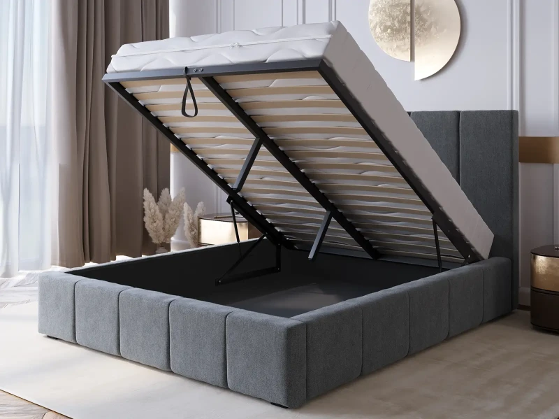 Čalúnená posteľ s úložným priestorom 140x200 PRO line 18 Soro 97
