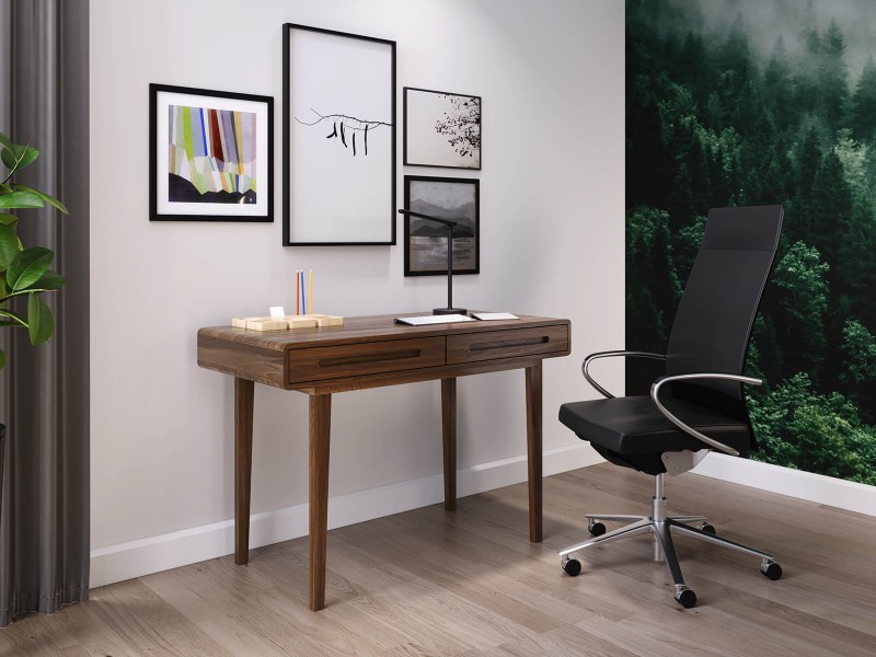 Písací stôl z bukového dreva Beskid, Taliansky Orech