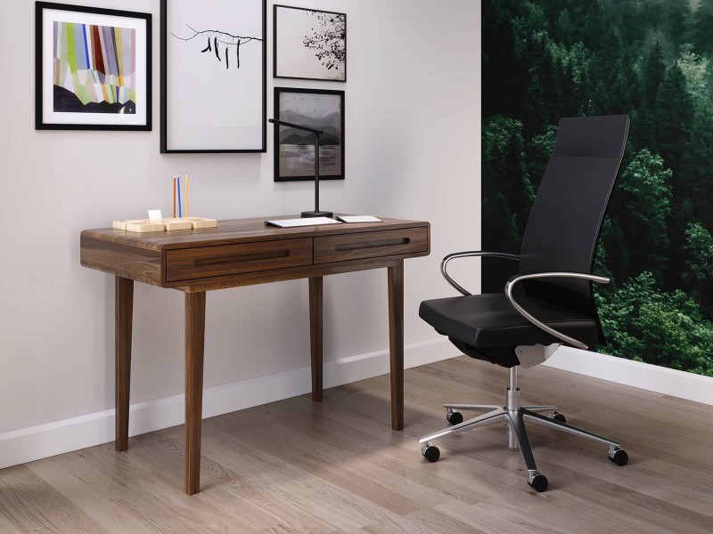 Písací stôl z bukového dreva Beskid, Taliansky Orech