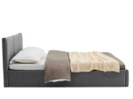 Čalúnená posteľ s úložným priestorom 120x200 TOP Line 7 Grafitová Velvet